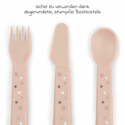 5-tlg. Esslern-Set Foodie - Happy Clouds - Powder