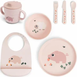 7-tlg. Esslern-Set Foodie - Tiny Farm - Powder