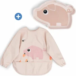 2-tlg. Esslern-Set Foodie - Tiny Farm - Powder