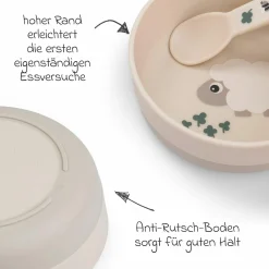 7-tlg. Esslern-Set Foodie - Tiny Farm - Sand