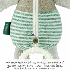 3-tlg. Geschenk-Set zur Geburt Eselchen Exklusiv - Spieluhr + Schmusetuch + Greifling