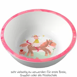 6-tlg. Geschirr-Set - Prinzessin & Pferd