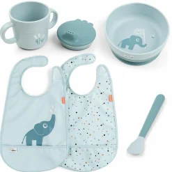 5-tlg. Geschirr-Set Foodie - Elphee - Blau