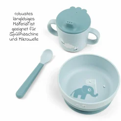 5-tlg. Geschirr-Set Foodie - Elphee - Blau