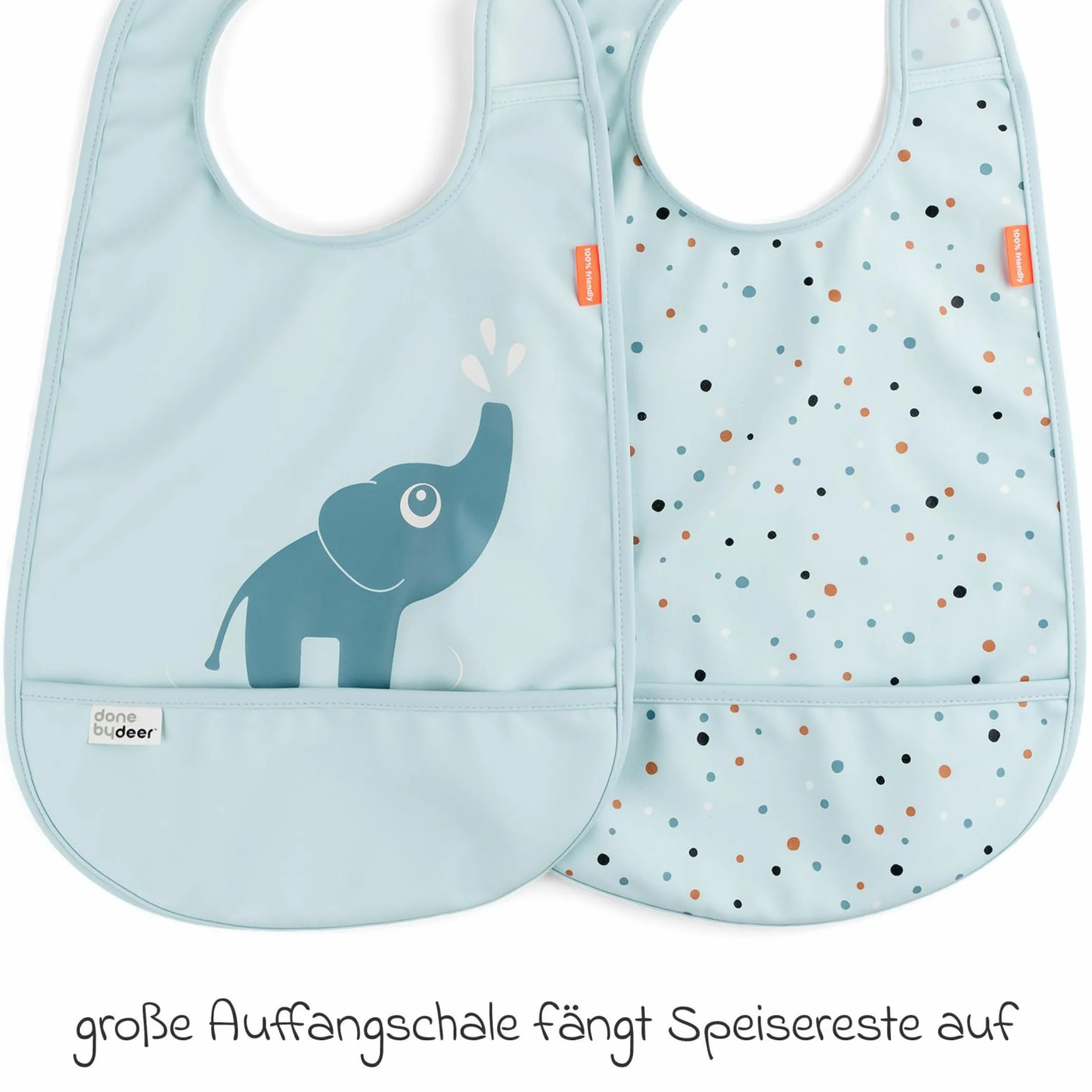 5-tlg. Geschirr-Set Foodie - Elphee - Blau