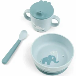 3-tlg. Geschirr-Set Foodie - Elphee - Blau