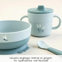 3-tlg. Geschirr-Set Foodie - Elphee - Blau