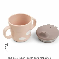5-tlg. Geschirr-Set Foodie - Happy Clouds - Powder