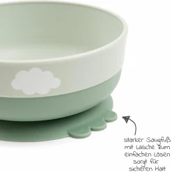 3-tlg. Geschirr-Set Foodie - Happy Clouds - Grün
