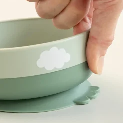 3-tlg. Geschirr-Set Foodie - Happy Clouds - Grün