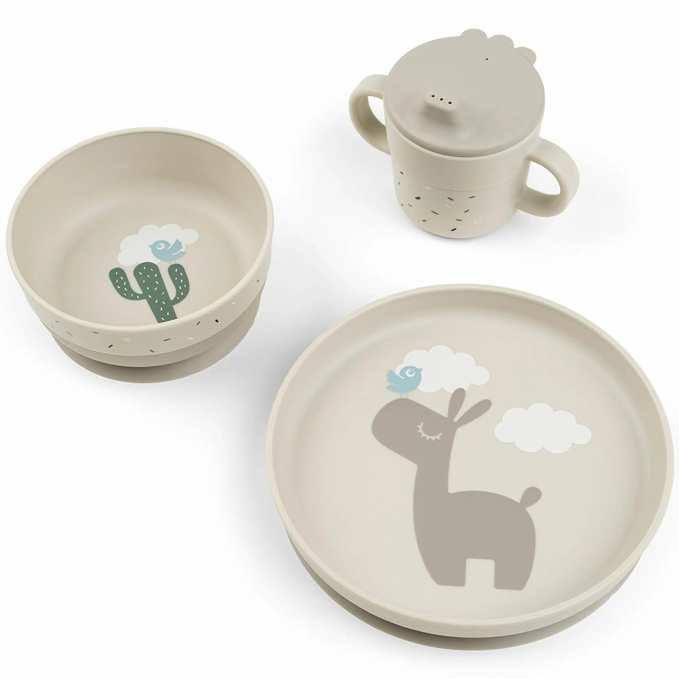 3-tlg. Geschirr-Set Foodie - Lalee - Sand