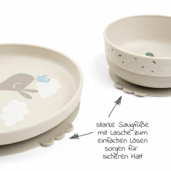 3-tlg. Geschirr-Set Foodie - Lalee - Sand