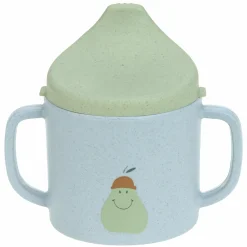 9-tlg. Geschirr-Set Zellulose - Schnabel-Tasse + Löffel + Schale + Teller + Lätzchen - Happy Fruits - Lemon