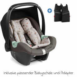 13-tlg. Kombi-Kinderwagen-Set Salsa 5 Air Starter Set inkl. Babywanne, Sportsitz, Tulip, Adapter, Wickeltasche Urban, Fußsack, Spucktücher, Magnetclip, Decke, Regenschutz & Moskitonetz - Pure - Teddy - Kollektion 2025