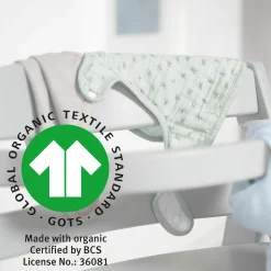 3-tlg. Lätzchen-Set mit Organic Bio-Baumwolle GOTS - Lil Planet - Frosty Green