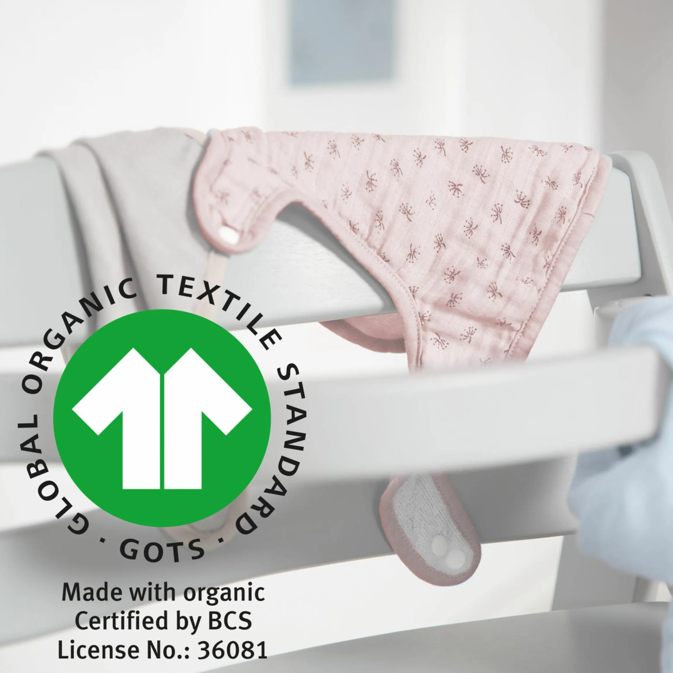 3-tlg. Lätzchen-Set mit Organic Bio-Baumwolle GOTS - Lil Planet - Rosa