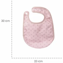 3-tlg. Lätzchen-Set mit Organic Bio-Baumwolle GOTS - Lil Planet - Rosa