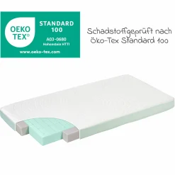 4-tlg. Matratzen-Set für Kinderbett 70x140 cm - Babybettmatratze ALVImed® + Betteinlage + 2 Spannbettlaken