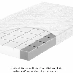 6-tlg. Matratzen-Set für Kinderbett 70x140cm - Babymatratze Air Allround + Steppbett-Set + Betteinlage + 2 Spannbettlaken