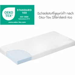 4-tlg. Matratzen-Set für Kinderbett 70x140 cm - Babybettmatratze MamaLiebe + Betteinlage + 2 Spannbettlaken