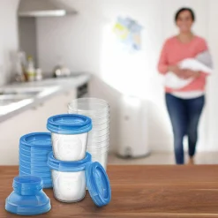 22-tlg. Mehrwegbecher-Set für Muttermilch SCF618/10