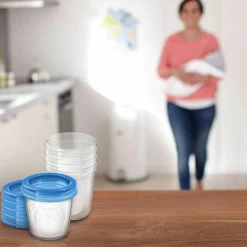 10-tlg. Mehrwegbecher-Set für Muttermilch SCF619/05