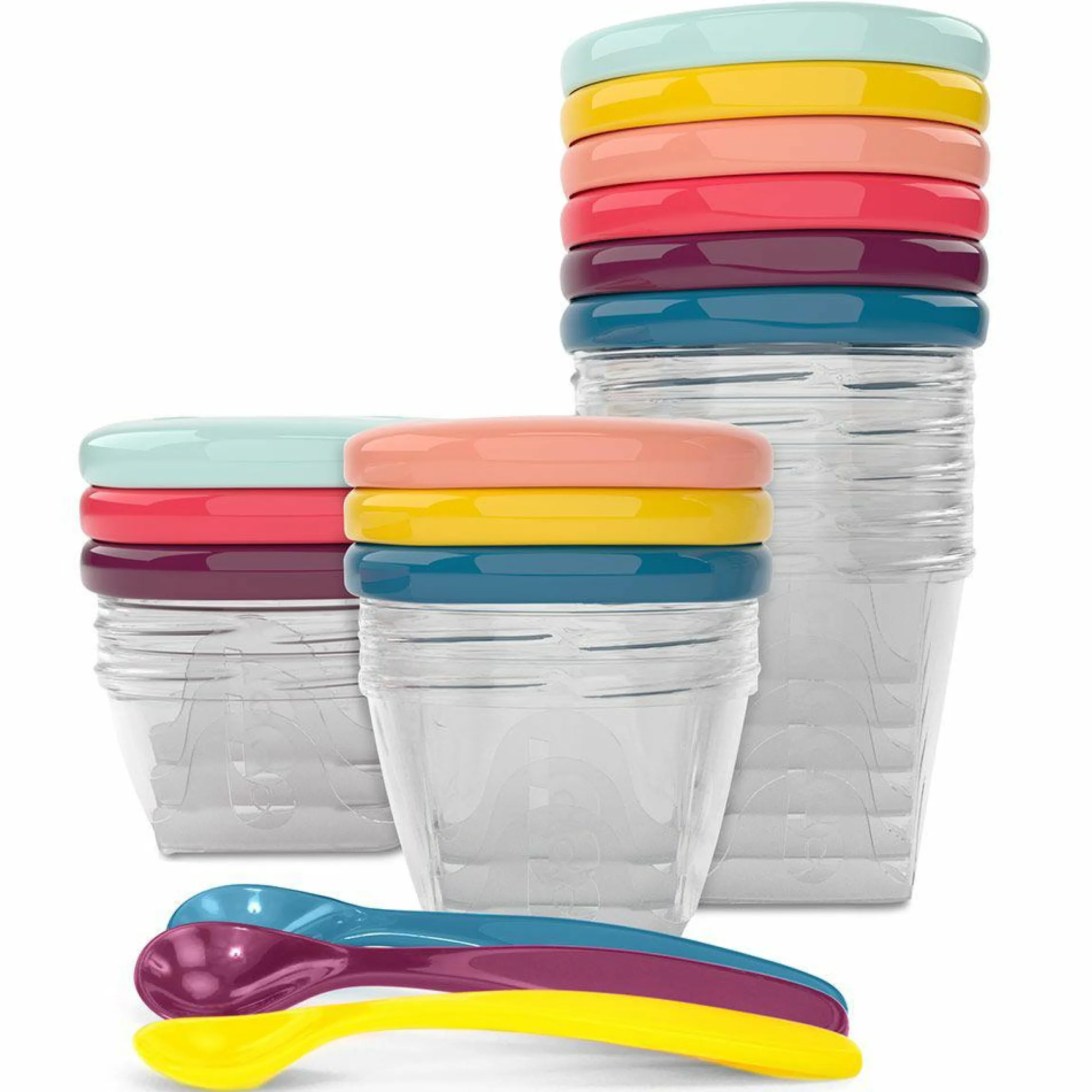 15-tlg. Multi-Set Aufbewahrungsbehälter Babybols inkl. Fütterlöffel