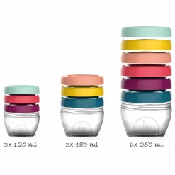 15-tlg. Multi-Set Aufbewahrungsbehälter Babybols inkl. Fütterlöffel