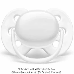 7-tlg. Neugeborenen-Starter-Set Natural Response - 5 PP-Flaschen mit Silikon-Sauger + Schnuller Ultra Soft 0-6M + Flaschenbürste
