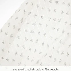 2-tlg. Puck- und Stilltuch-Set aus 100% Organic Bio-Baumwolle GOTS - Lil Planet - Grau