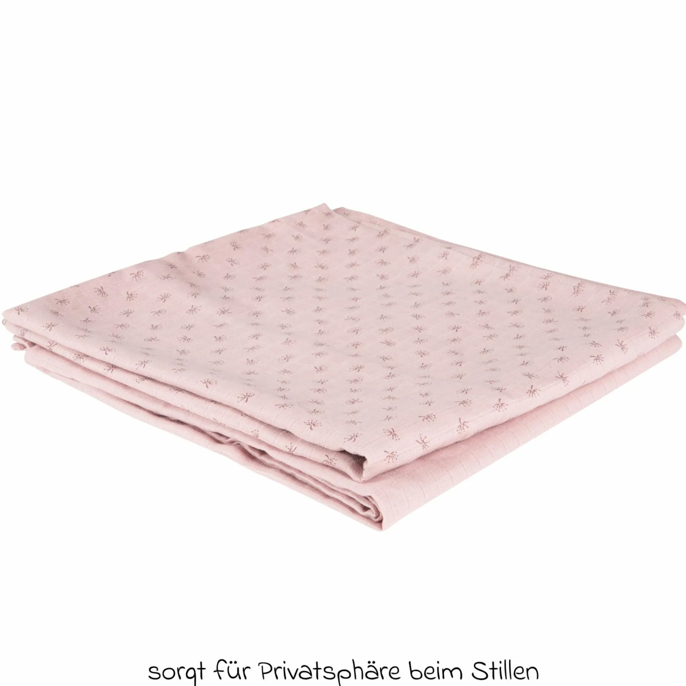 2-tlg. Puck- und Stilltuch-Set aus 100% Organic Bio-Baumwolle GOTS - Lil Planet - Rosa