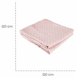 2-tlg. Puck- und Stilltuch-Set aus 100% Organic Bio-Baumwolle GOTS - Lil Planet - Rosa