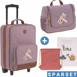 2-tlg. Reise-Set - inkl. Trolley + Washbag - Adventure Dragonfly