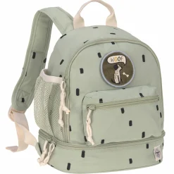 3-tlg. Reise-Set - inkl. Trolley + Washbag + Rucksack - Happy Prints - Light Olive
