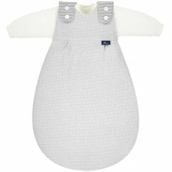2-tlg. Schlafsack Baby-Mäxchen - Dots - Grey - Gr. 50/56