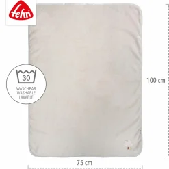 2-tlg. Set Kuscheldecke + Greifling 75 x 100 cm - Faultier