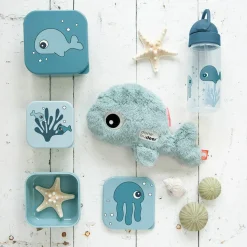 3-tlg. Snackboxen-Set - Sea Friends - Blau