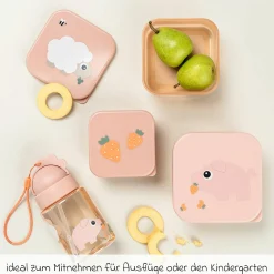 3-tlg. Snackboxen-Set - Tiny Farm - Powder