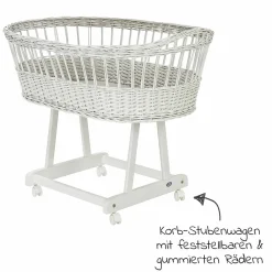 2-tlg. Sparset Stubenwagen Birthe + Schlummer-Nestchen - Auqa Dot