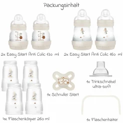 11-tlg. Starter-Set Easy Start Anti-Colic - Beige