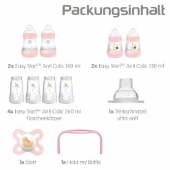 11-tlg. Starter-Set Easy Start Anti-Colic - Rosa