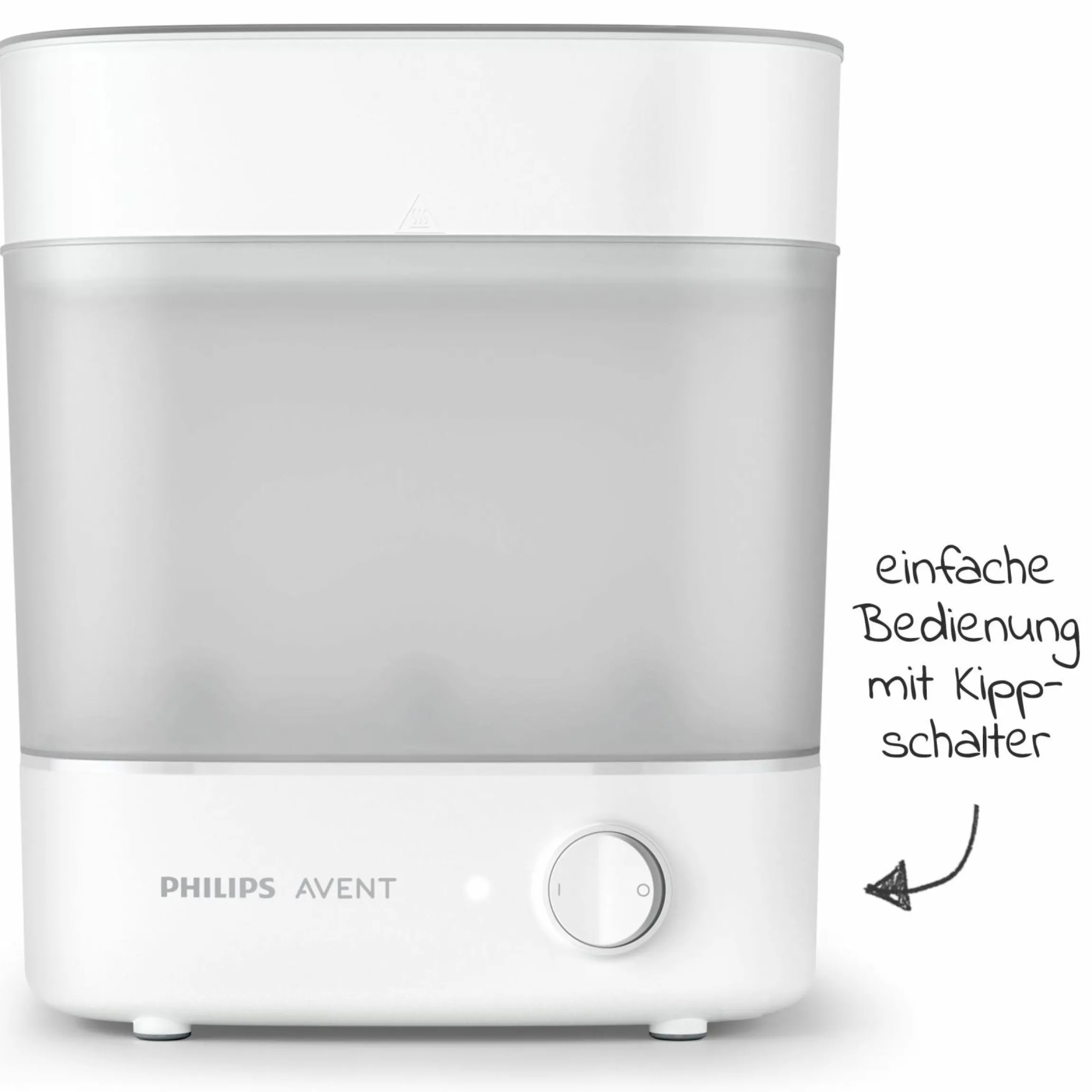 8-tlg. Starter-Set inkl. Dampfsterilisator 2-in-1 + Abtropfständer + 4 PP-Flaschen + Flaschenbürste + Schnuller