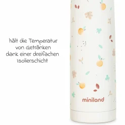 2-tlg. Thermos-Set 500 ml Baby Edelstahl-Isolierflasche Thermy mit Isolietasche Thermibag - zum Füttern für Unterwegs - Valencia