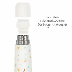 2-tlg. Thermos-Set 500 ml Baby Edelstahl-Isolierflasche Thermy mit Isolietasche Thermibag - zum Füttern für Unterwegs - Valencia