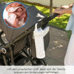 2-tlg. Thermos-Set 500 ml Baby Edelstahl-Isolierflasche Thermy mit Isolietasche Thermibag - zum Füttern für Unterwegs - Valencia