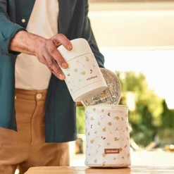 5-tlg. Thermos-Set 600 ml Baby Edelstahl-Isolierbehälter Food Thermy mit Besteck - zum Füttern für Unterwegs - Valencia