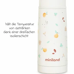 2-tlg. Thermos-Set 350 ml Baby Edelstahl-Isolierflasche Thermy mit Isolietasche Thermibag - zum Füttern für Unterwegs - Valencia