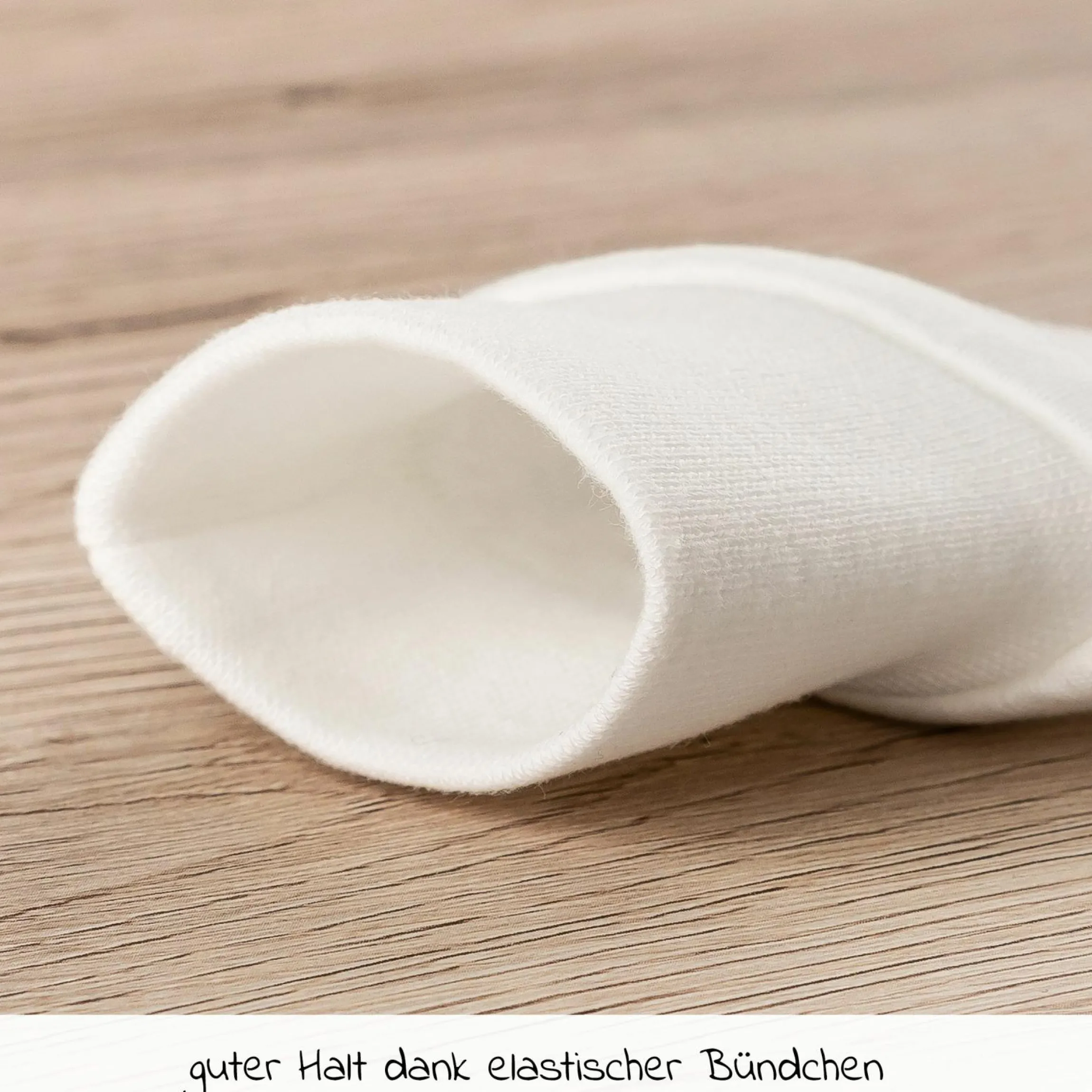 8-tlg. Wickelbody Set inkl. Strampelhose, Erstlingsmütze & 3 Paar Kratzfäustlinge - Salbei Weiß - Gr. 50/56