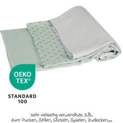 3-tlg. Windeln-Set aus 100% Organic Bio-Baumwolle GOTS - Lil Planet - Frosty Green