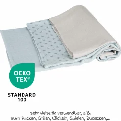 3-tlg. Windeln-Set aus 100% Organic Bio-Baumwolle GOTS - Lil Planet - Türkis